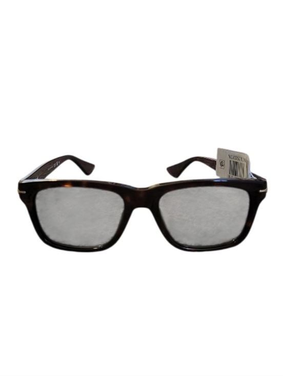 Montblanc Tortoiseshell Brown Rectangle Sunglasses main image 5